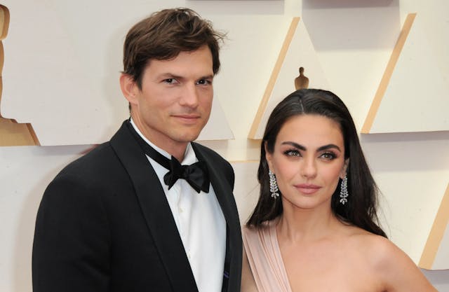 That AI Shill!: Ashton Kutcher and wife Mila Kunis at the 2022 Academy Awards. / Photo courtesy of Dreamstime.
